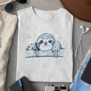 Sloth T Shirt Tree Frog Shirt Cute Funny Animal Shirts For Women Men Kids